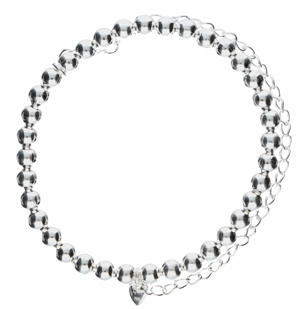 Armband flexible Kugelkette 5mm
