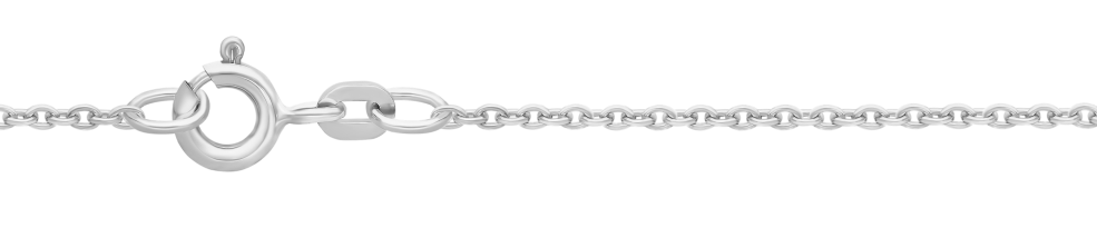 Collier mit Zwischenöse Anker rund 1.5mm