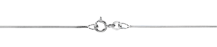 Necklet Snake diamond cut chain width 1mm