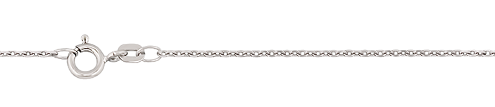 Necklace Anchor diamond cut 1.3mm