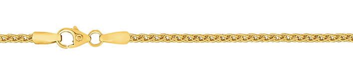 Bracelet Wheat chain chain width 2.1mm