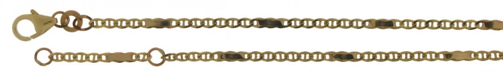Ankle chain Curb trace chain 1.9mm