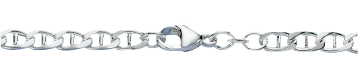 Bracelet Curb trace chain chain width 4.4mm