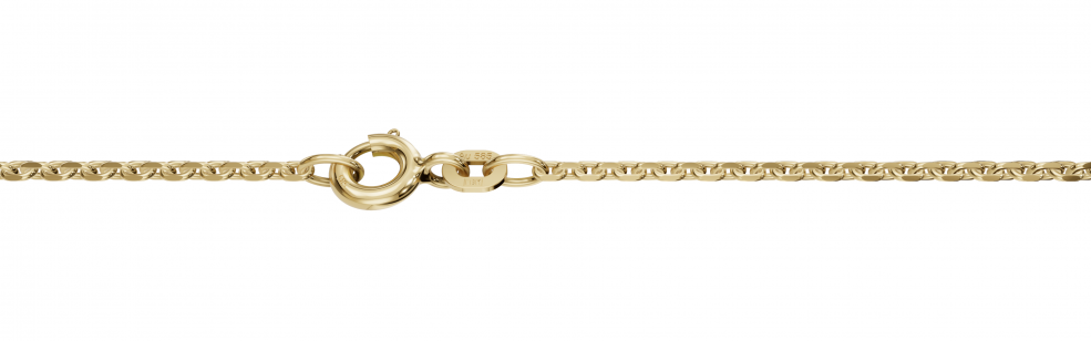 Necklace Anchor diamond cut 1.9mm