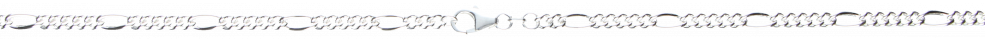 Bracelet Figaro 3.7mm