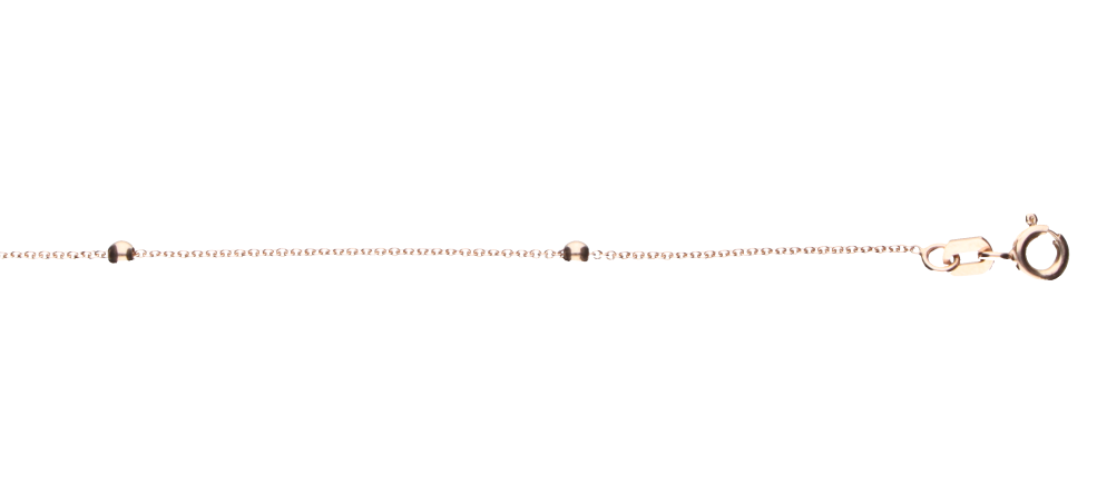 Collier mit Zwischenöse Anker rund