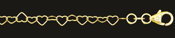 Bracelet Heart-chain 3.6mm