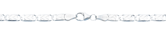 Necklet Tiger's eye chain chain width 3.9mm