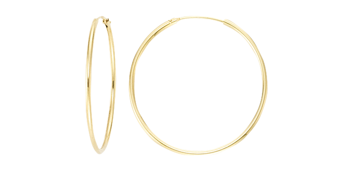 Earring ear hoops 1,5 mm