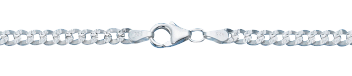 Necklace Curb chain 4.3mm