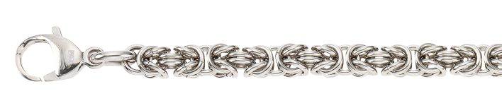 Bracelet Byzantine chain 6mm