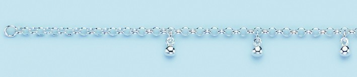 Ankle chain Belcher chain 2.5mm