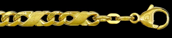 Collier Dollar-Kette 4.9mm