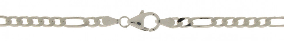 Armband Figaro diamantiert 3.4mm