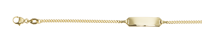 Id-Bracelet Curb chain 1.7mm
