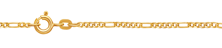 Collier Figaro diamantiert 1.9mm