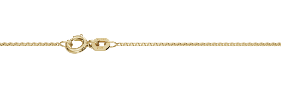 Necklet Anchor round chain width 1.1mm