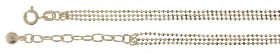 Ankle chain Ball chain diamond cut