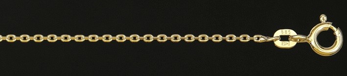 Collier Anker diamantiert 1.3mm