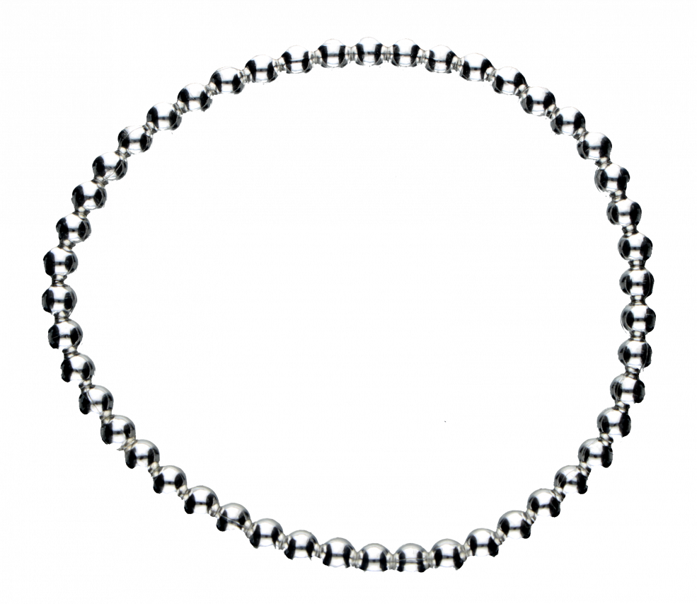Armreif flexible Kugelkette 4mm