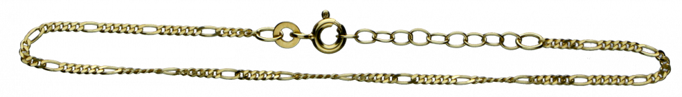 Bracelet Figaro diamond cut 1.5mm