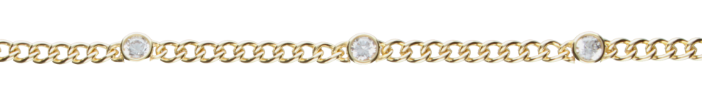Necklace Curb chain round