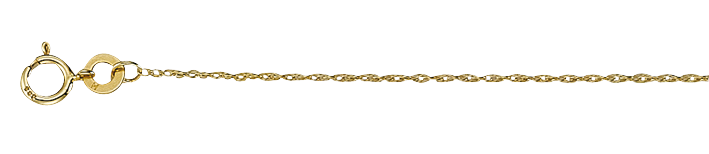 Collier Doppelanker 1mm
