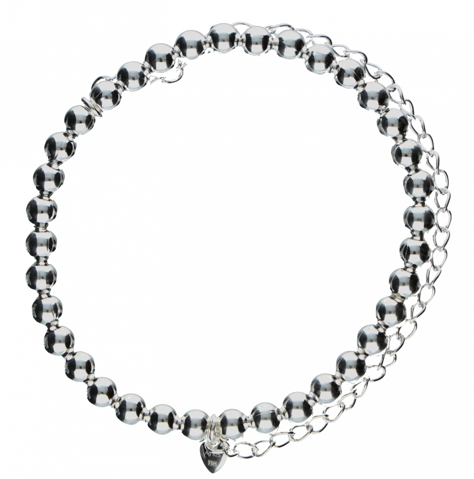 Armband flexible Kugelkette 5mm