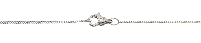 Necklace Curb chain round 1.1mm