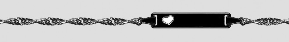 Id-Armband Singapur 2.4mm