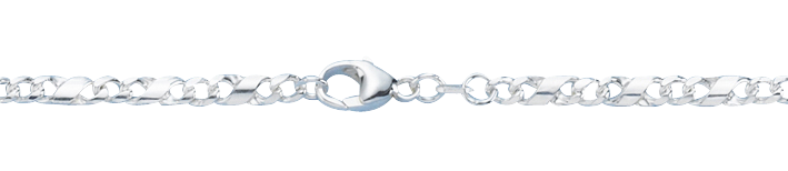 Collier Dollar-Kette 3.1mm