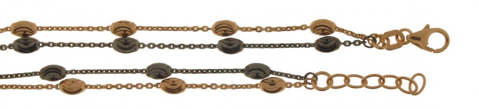 Bracelet Anchor diamond cut