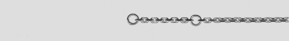 Fusskette Anker diamantiert 1.6mm