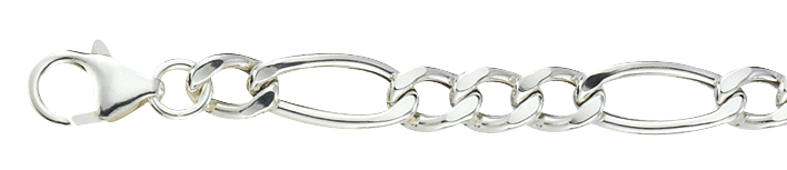Bracelet Figaro hollow 6.3mm