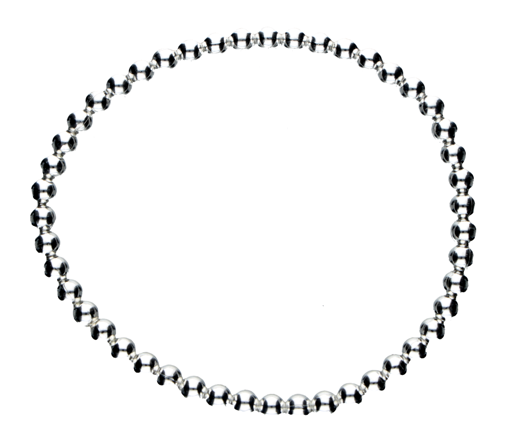 Armreif flexible Kugelkette 4mm