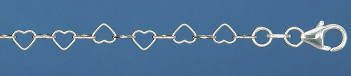 Bracelet Heart-chain 3.6mm