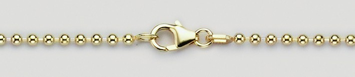 Collier Kugelkette 2mm