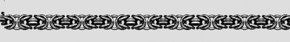 Bracelet Byzantine chain 5mm