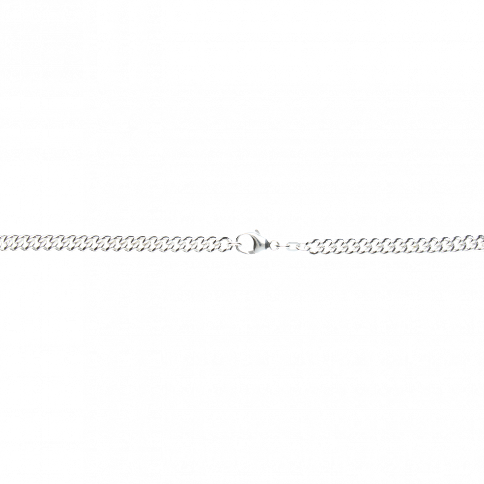 Necklace Curb chain round 6.5mm