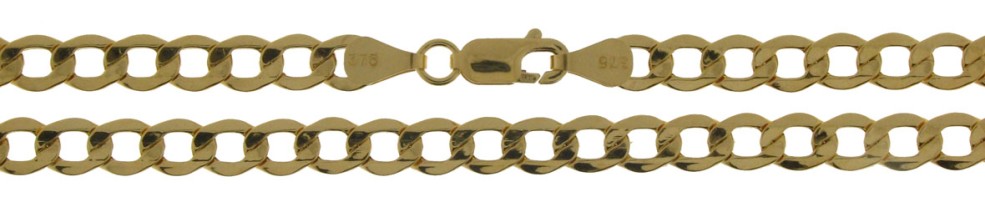 Bracelet Curb chain hollow