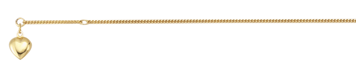Ankle chain Curb chain 1.4mm