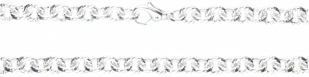 Necklace Anchor grooved 9.8mm