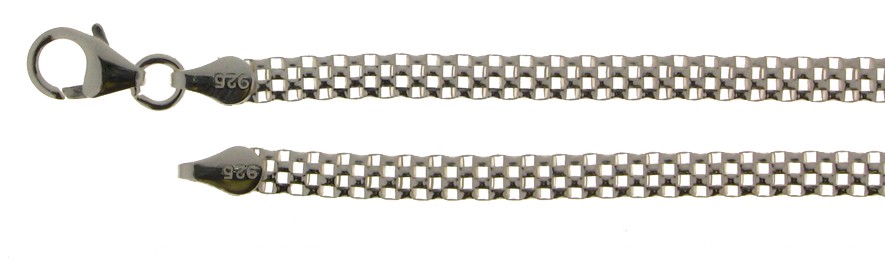 Necklet Mesh-chain chain width 3.8mm