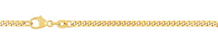 Necklace Curb chain 2.4mm