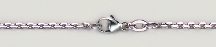 Necklace Anchor diamond cut 1.9mm