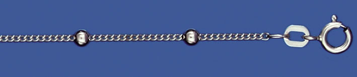 Necklace Curb chain round 1.4mm