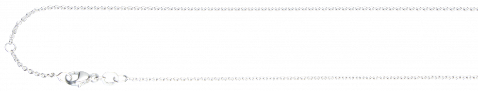 Collier mit Zwischenöse Anker rund 1.35mm
