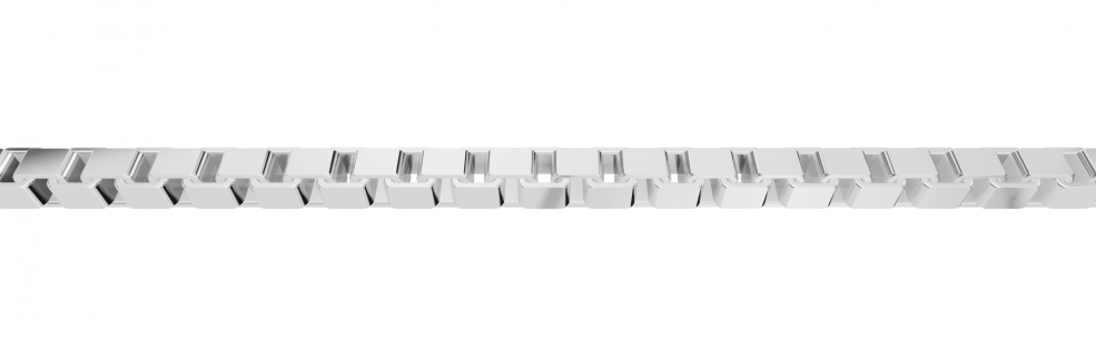 Collier mit Zwischenöse Venezia 0.9mm