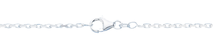 Bracelet Anchor diamond cut 1.75mm