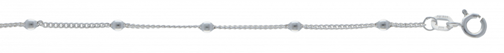 Bracelet Curb chain round 1.4mm